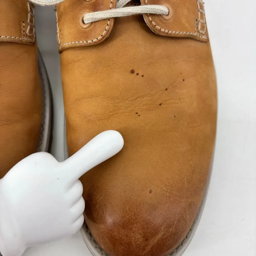 Clarks Farli Walk Mens Sz 10 Casual Tan Leather C&J Ltd TOR England